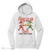 Elf Fight Club Women's Hoodie thumb 0