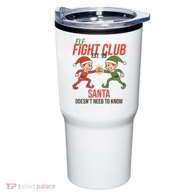 Elf Fight Club Tumbler