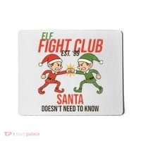 Elf Fight Club Mousepad thumb 0