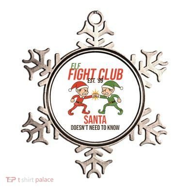 Elf Fight Club Ornament