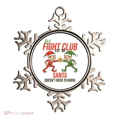 Elf Fight Club Ornament