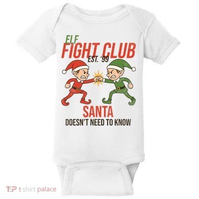 Elf Fight Club Baby Bodysuit