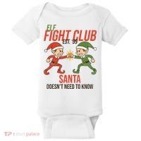 Elf Fight Club Baby Bodysuit thumb 0