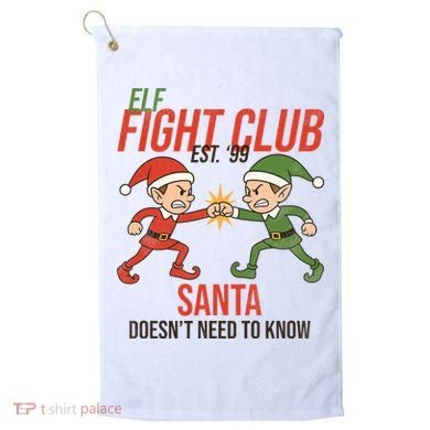 Elf Fight Club Golf Towel