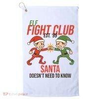 Elf Fight Club Golf Towel thumb 0