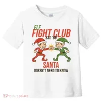 Elf Fight Club Toddler T-Shirt thumb 0