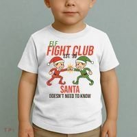 Elf Fight Club Toddler T-Shirt thumb 2