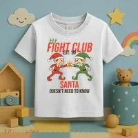 Elf Fight Club Toddler T-Shirt thumb 3