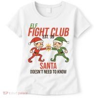 Elf Fight Club Women's T-Shirt thumb 0