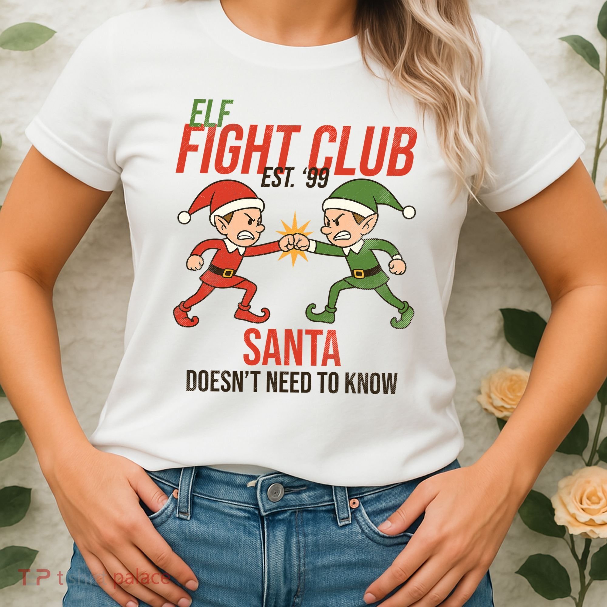 Elf Fight Club Women's T-Shirt