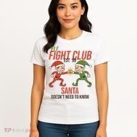Elf Fight Club Women's T-Shirt thumb 4