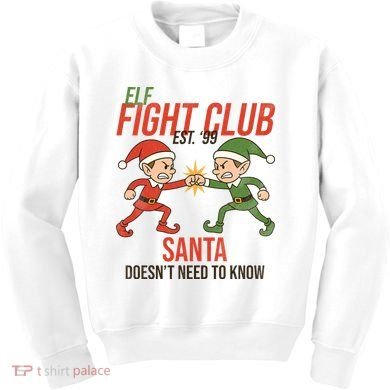 Elf Fight Club Kids Sweatshirt