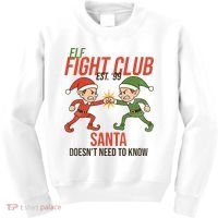 Elf Fight Club Kids Sweatshirt thumb 0
