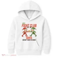 Elf Fight Club Kids Hoodie thumb 0