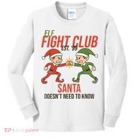 Elf Fight Club Kids Long Sleeve Shirt thumb 0