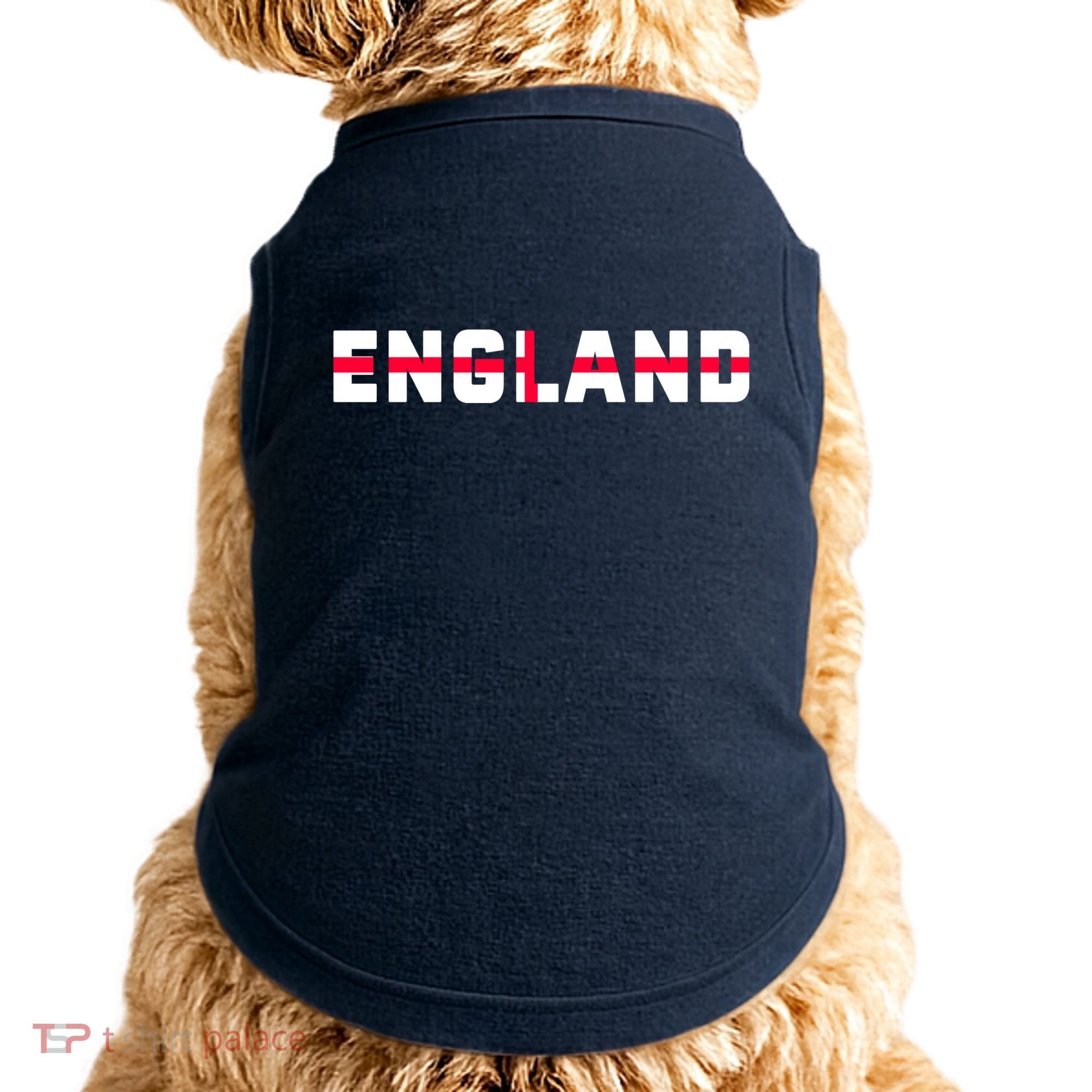 England Flag Classic Logo Doggie Tank