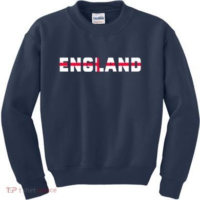 England Flag Classic Logo Kids Sweatshirt