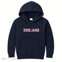 England Flag Classic Logo Kids Hoodie thumb 0