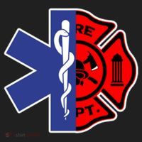 Emt Firefighter Cute Gift Firefighter Two Sided Ems Gift Women's Sweatshirt thumb 2