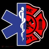 Emt Firefighter Cute Gift Firefighter Two Sided Ems Gift Backpack thumb 2