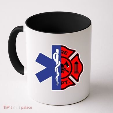Emt Firefighter Cute Gift Firefighter Two Sided Ems Gift Coffee Mug