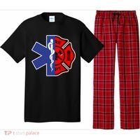 Emt Firefighter Cute Gift Firefighter Two Sided Ems Gift Pajama Set thumb 0