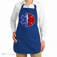 Emt Firefighter Cute Gift Firefighter Two Sided Ems Gift Apron thumb 2