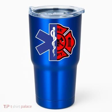 Emt Firefighter Cute Gift Firefighter Two Sided Ems Gift Tumbler