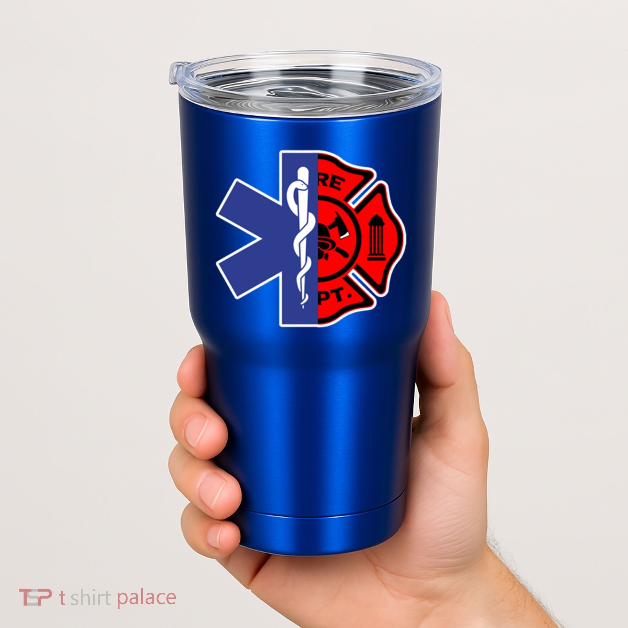 Emt Firefighter Cute Gift Firefighter Two Sided Ems Gift Tumbler