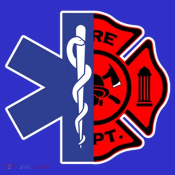 Emt Firefighter Cute Gift Firefighter Two Sided Ems Gift Women's T-Shirt
