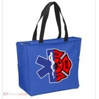 Emt Firefighter Cute Gift Firefighter Two Sided Ems Gift Tote Bag thumb 2