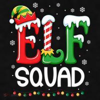 Elf Family Christmas Matching Xmas Elf Squad Ladies PosiCharge Tri-Blend Wicking Tank thumb 2