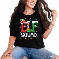 Elf Family Christmas Matching Xmas Elf Squad Comfort Colors T-Shirt thumb 0