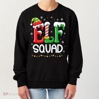 Elf Family Christmas Matching Xmas Elf Squad Women's Sweatshirt thumb 0