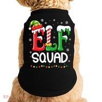 Elf Family Christmas Matching Xmas Elf Squad Doggie Tank thumb 0