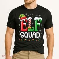 Elf Family Christmas Matching Xmas Elf Squad Cooling Performance Crew T-Shirt thumb 2