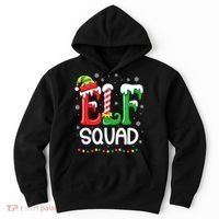 Elf Family Christmas Matching Xmas Elf Squad Hoodie thumb 0