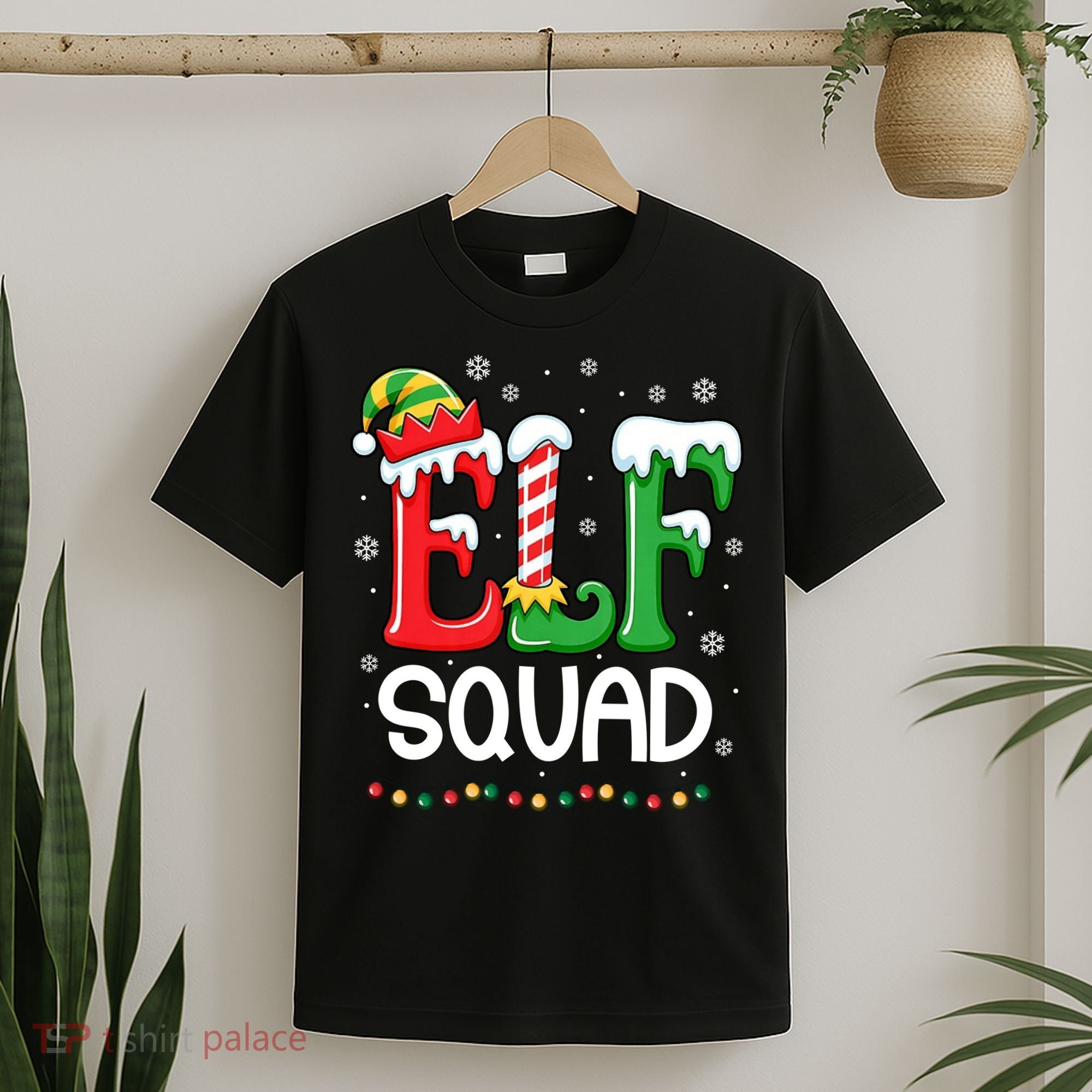 Elf Family Christmas Matching Xmas Elf Squad T-Shirt