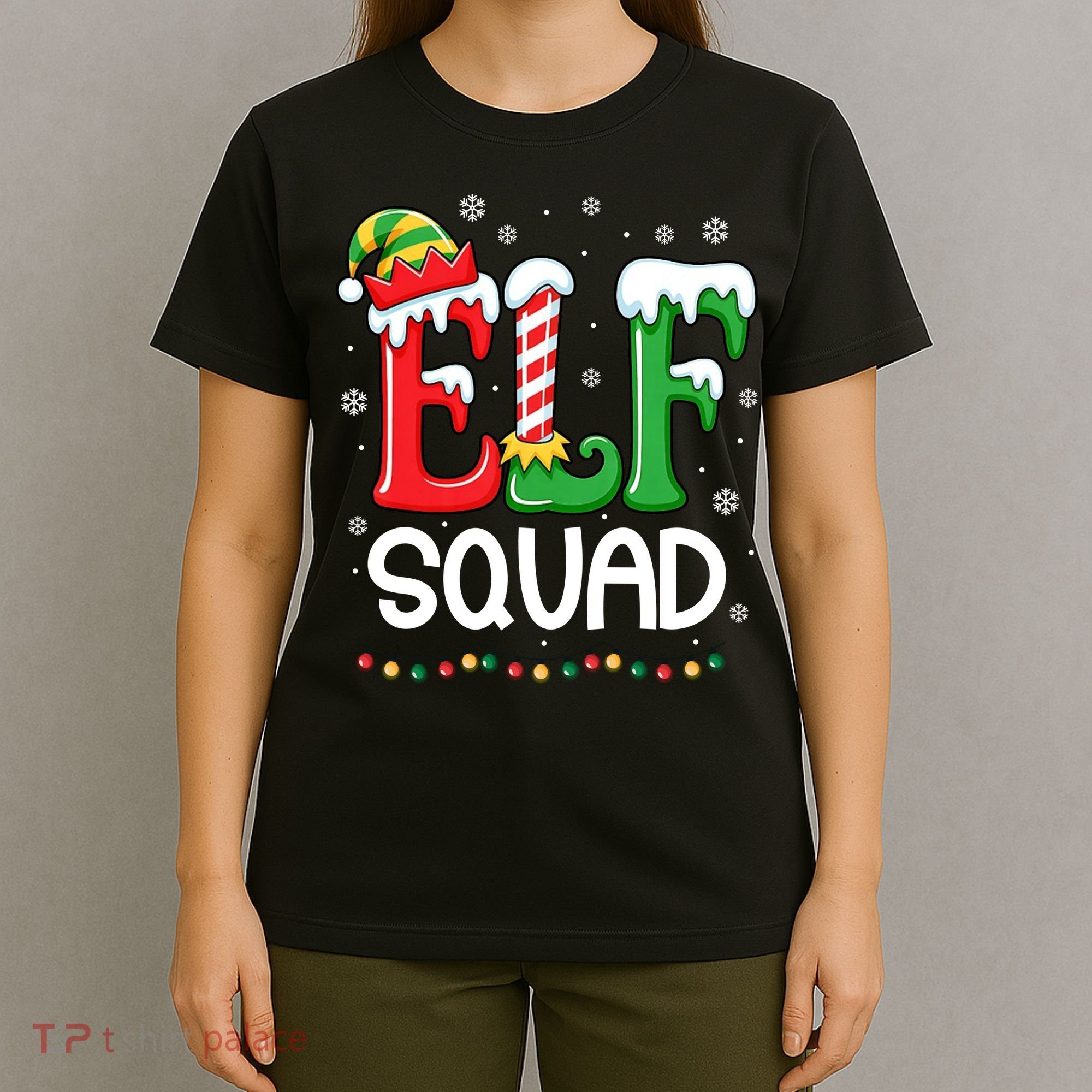 Elf Family Christmas Matching Xmas Elf Squad T-Shirt
