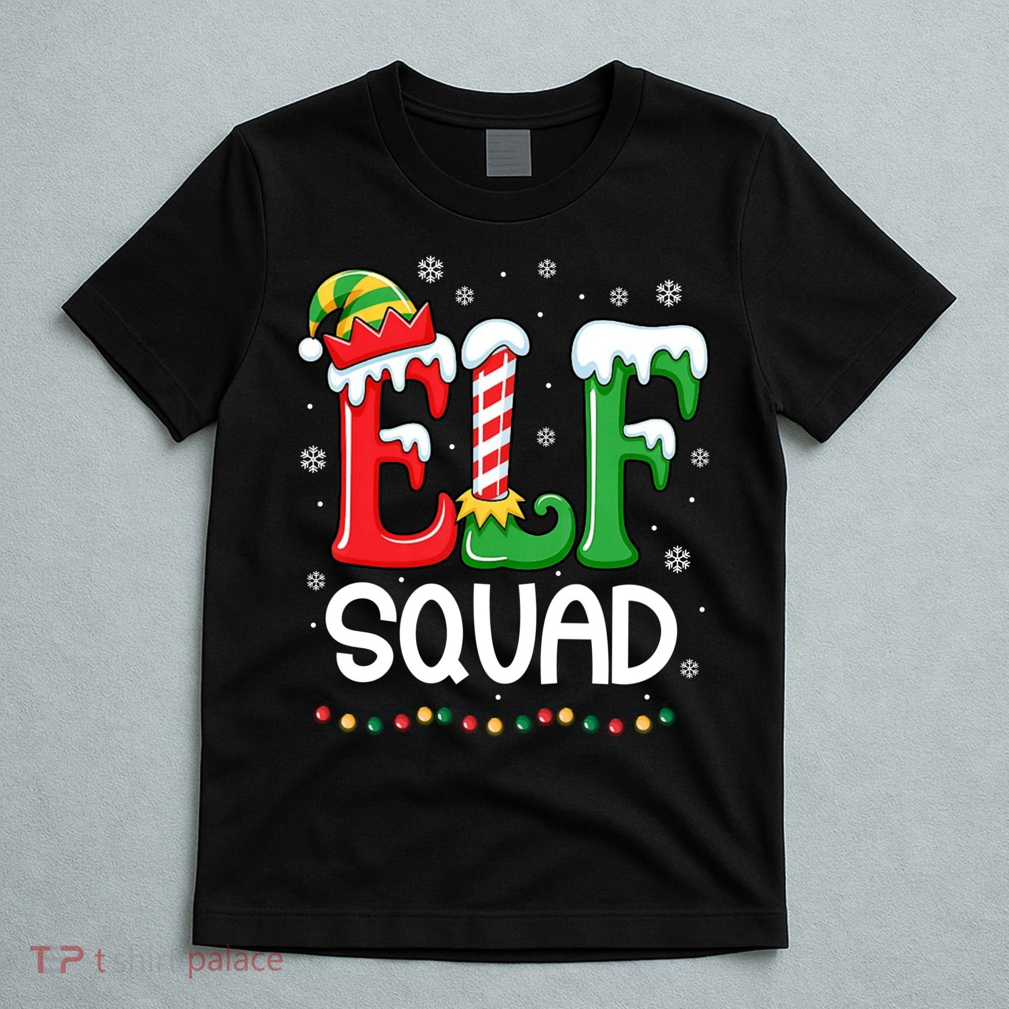 Elf Family Christmas Matching Xmas Elf Squad T-Shirt