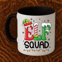 Elf Family Christmas Matching Xmas Elf Squad Coffee Mug thumb 2