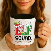 Elf Family Christmas Matching Xmas Elf Squad Coffee Mug thumb 3