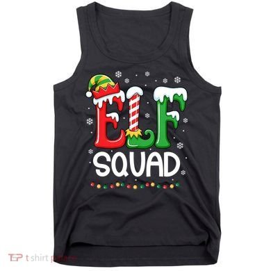 Elf Family Christmas Matching Xmas Elf Squad Tank Top