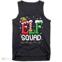 Elf Family Christmas Matching Xmas Elf Squad Tank Top thumb 0