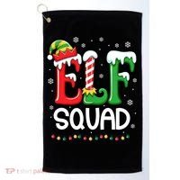 Elf Family Christmas Matching Xmas Elf Squad Golf Towel thumb 0