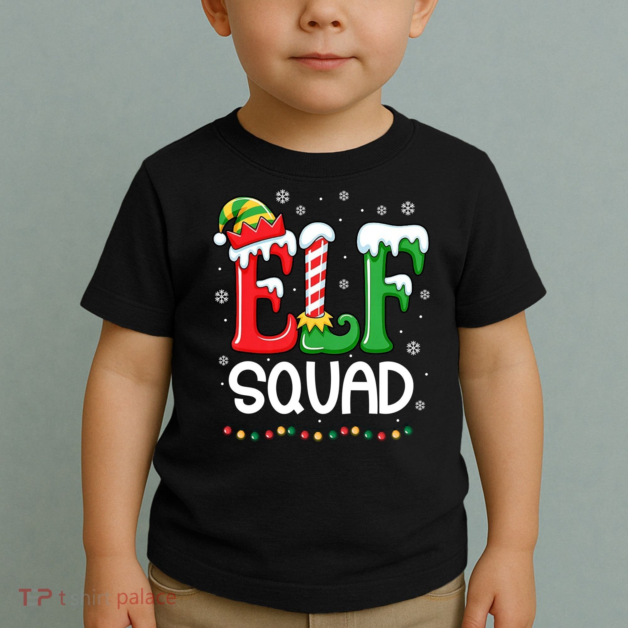 Elf Family Christmas Matching Xmas Elf Squad Toddler T-Shirt