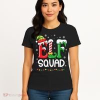 Elf Family Christmas Matching Xmas Elf Squad Women's T-Shirt thumb 4