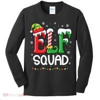 Elf Family Christmas Matching Xmas Elf Squad Kids Long Sleeve Shirt thumb 0