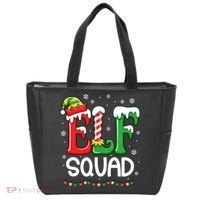 Elf Family Christmas Matching Xmas Elf Squad Tote Bag thumb 0