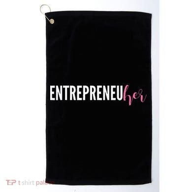 Entrepreneur Female Ceo Girl Creator Maker Golf Towel
